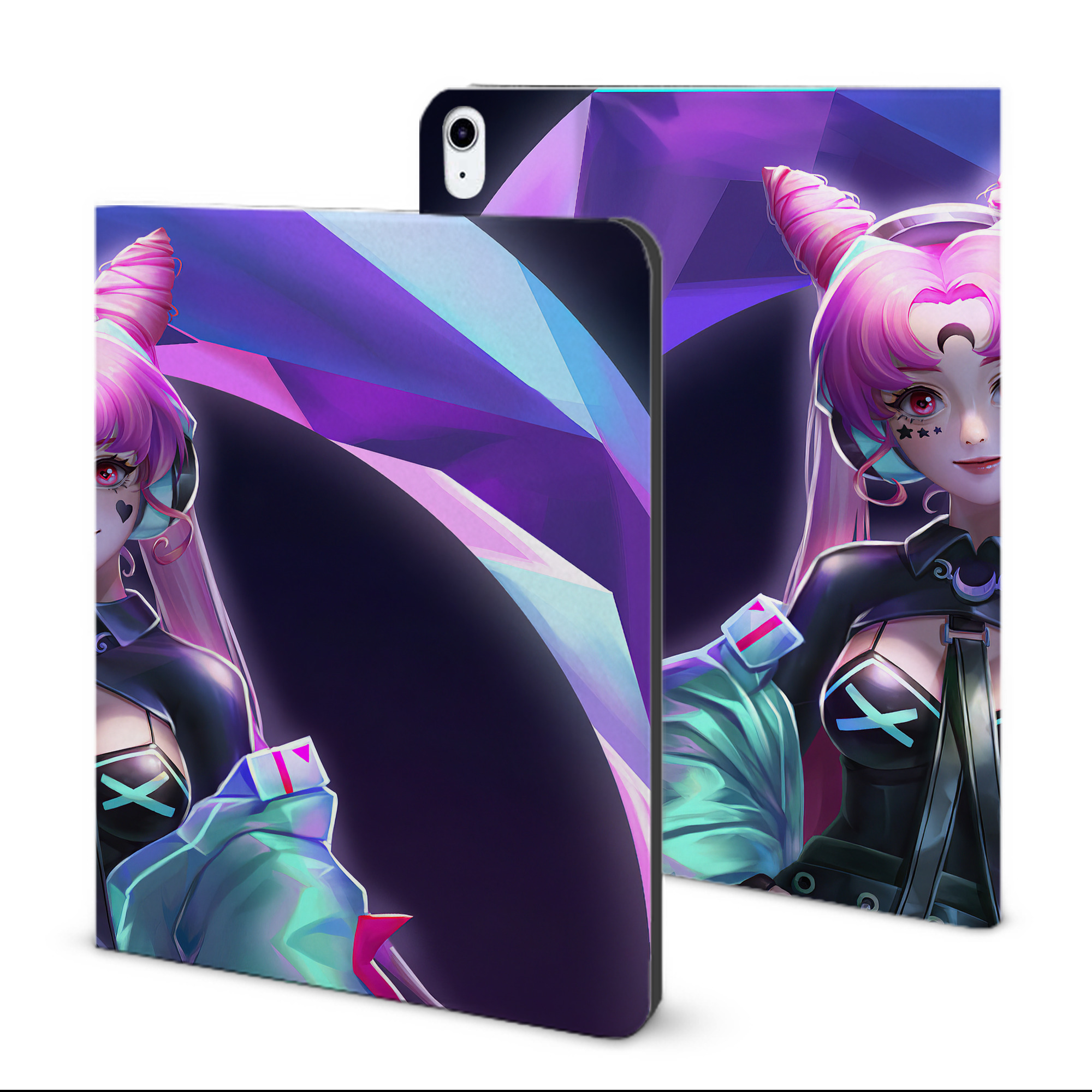 （画像用） 美少女戦士セーラームーン Sailor Moon IPad ケース ブック型 PUレザー TPU 耐衝撃 軽量 薄型 ペン収納なし 全面保護 IPad 各モデル対応